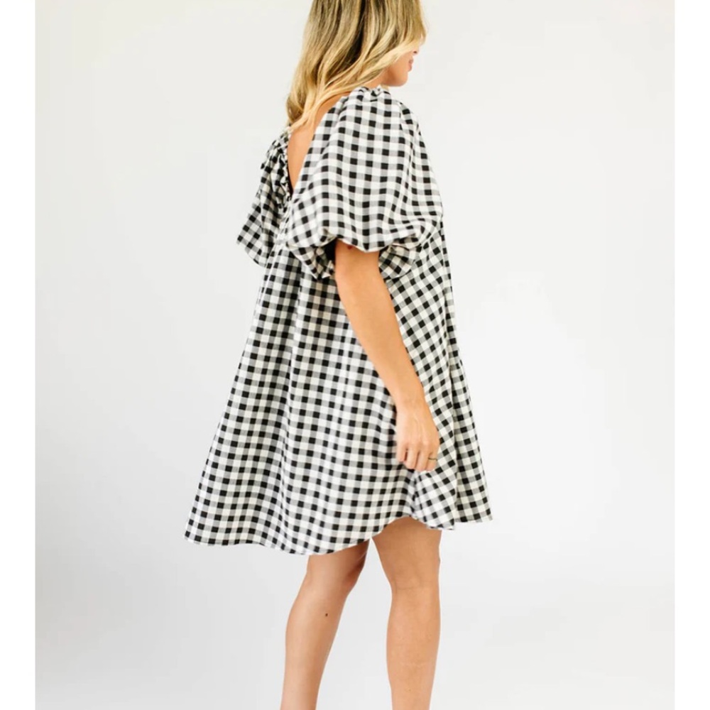 Ari dress- black gingham *zoco exclusive*